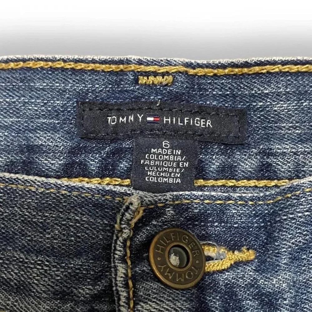 Tommy Hilfiger Denim Jean Shorts Size 6 - Picture 2 of 8